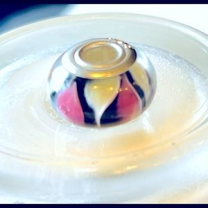 925 STERLING SILVER SOLID CORE MURANO GLASS BEAD